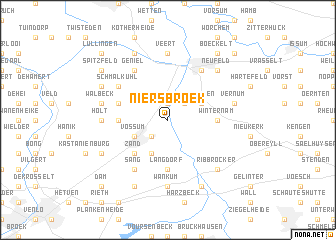 map of Niersbroek