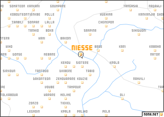 map of Niessé