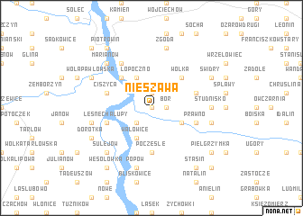 map of Nieszawa
