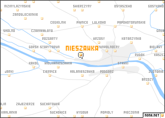 map of Nieszawka