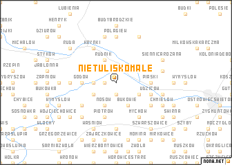 map of Nietulisko Małe
