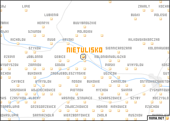 map of Nietulisko