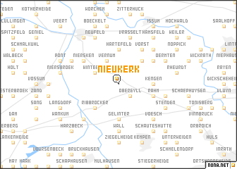 map of Nieukerk