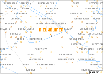 map of Nieuw-Buinen