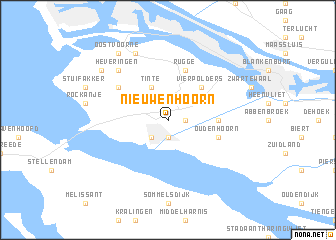 map of Nieuwenhoorn