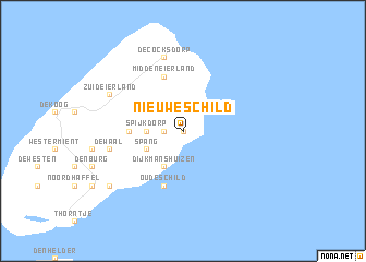 map of Nieuweschild