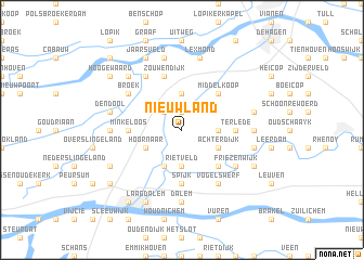 map of Nieuwland