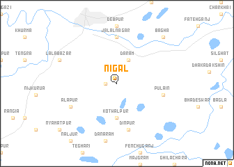 map of Nigāl