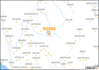 map of Nigara