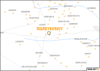 map of Nigreyevskiy