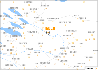 map of Nigula