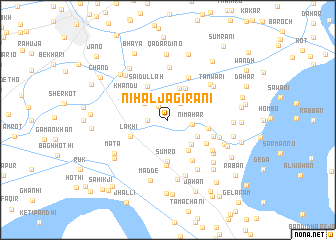 map of Nihāl Jagīrāni