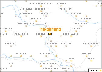 map of Nihaonana