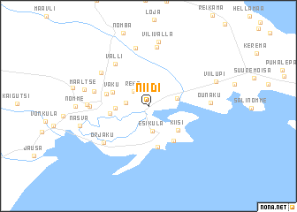map of Niidi