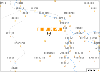 map of Niinijoensuu