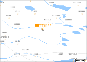 map of Niittymaa