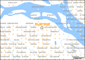 map of Nijātpur