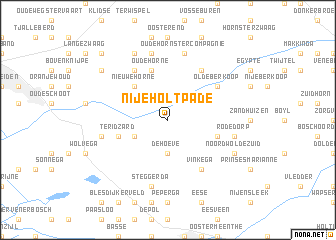 map of Nijeholtpade