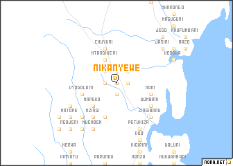 map of Nikanyewe
