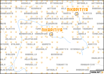 map of Nikapitiya