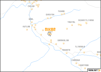 map of Nikar