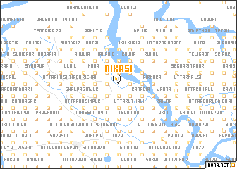 map of Nikāsi