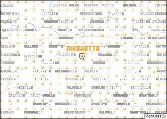 map of Nikawatta