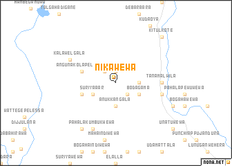 map of Nikawewa