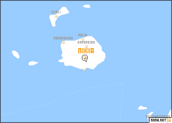 map of Nikiá