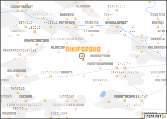 map of Nikiforovo