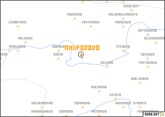 map of Nikiforovo