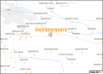 map of Nikiforovskoye