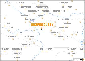 map of Nikiforovtsy