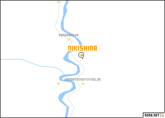 map of Nikishina