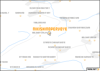 map of Nikishino Pervoye