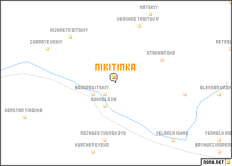 map of Nikitinka