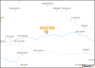 map of Nikitino