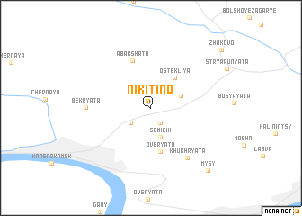 map of Nikitino