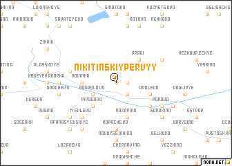 map of Nikitinskiy Pervyy