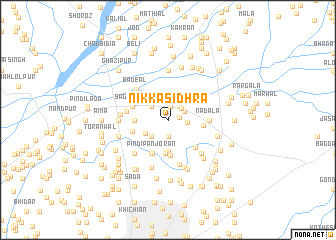 map of Nikka Sidhra