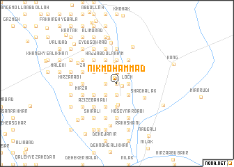 map of Nīk Moḩammad