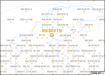 map of Nikoevtsi