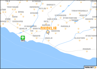 map of Nikoklia