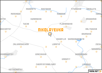 map of Nikolayevka