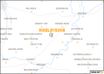 map of Nikolayevka