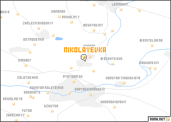 map of (( Nikolayevka ))