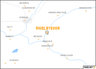 map of Nikolayevka