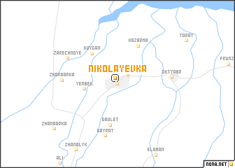 map of Nikolayevka