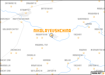 map of Nikolayevshchina