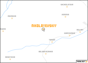 map of Nikolayevskiy